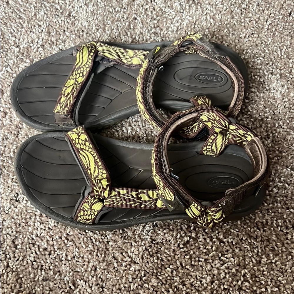 Teva Women's Sandals - Brown and Yellow